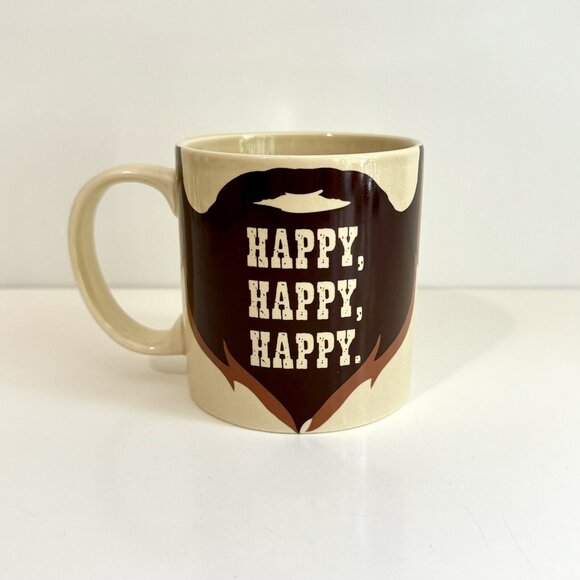 Happy, Happy, Happy. Duck Dynasty Beard Graphic Mug ~ Hallmark ~ 12 Oz ~ EUC - Picture 1 of 7